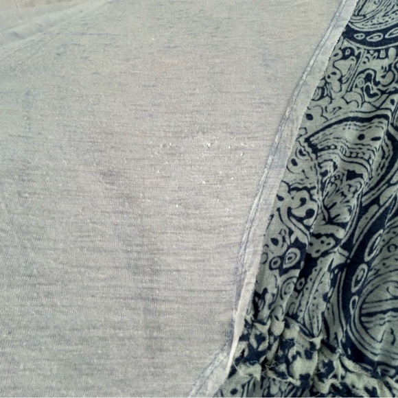 Free People Oh My Maxi Dress Womens Large Sheer Boho Hippi Kimono Duster Buttons - Picture 12 of 16